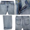 One Colors Men's Skinny Pants, Plus Size, Denim, Stretch, Slim Fit, Denim Jeans, Size 5L, Bleached