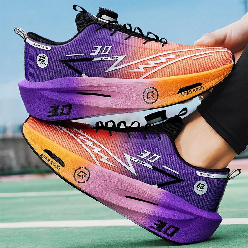 Youth style shoes Kids Lightweight Running Shoes With Full Carbon Plate Cushioning Breathable Mesh Upper Boys Girls School Sports