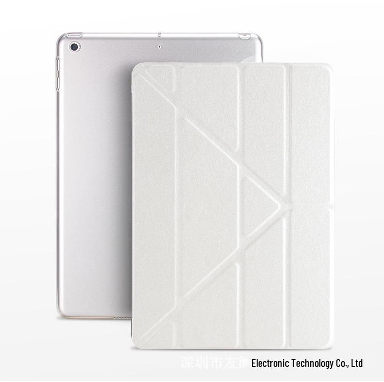 Custodia iPad Anti-Goccia Pieghevole a Y con Texture di Seta per iPad Pro Mini 6 da 10,2"
