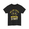 Cats Have Staff T-Shirt | Dogs Have Masters Cats Have Staff Shirt | Black Cat
