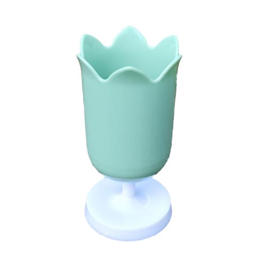 Tulip Pen Holder Cute Desktop Organizer for Girls Students Multi-Function Pencil Cup Desk Decor for Home School Office