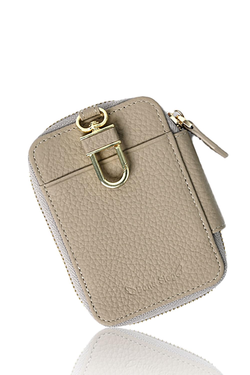 

Key Case for Compatible with Smart 2 Genuine Smart Stylish Storage for 2 Smart Card Dull Popular Large 6 Rows [Bona Sieg] Women, Keys, Pieces, Cute, бежевий