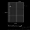 Light & Night 4-Pocket Card Album: Fits 6-Inch Polaroid & A4 Cards, High-Transparency Pages