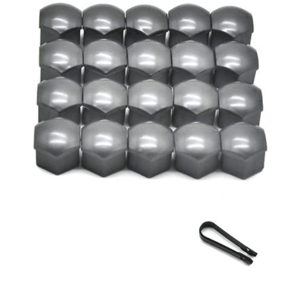20pcs Car Wheel Nut Caps Caps Anti-Rust for Ford Focus Fusion Escort Kuga Ecosport Fiesta Falcon Mondeo Taurus MUSTANG