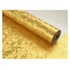 Shiny Golden Brushed Wallpaper Home Hotel Ceiling KTV Counter Gold Foil Wallpaper