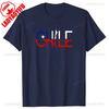 Chile Flagge Stolzer Chilene Aufdruck T-Shirt Herren Damen Baumwolle Humor Streetwear T-Shirt Kurze Ärmel Unisex Locker Kleidung Herren