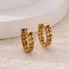 Stainless Steel Chain Earrings For Women Gold Color Geometric Chain Earring Female Fashion Party Wedding Jewelry Gift Bff