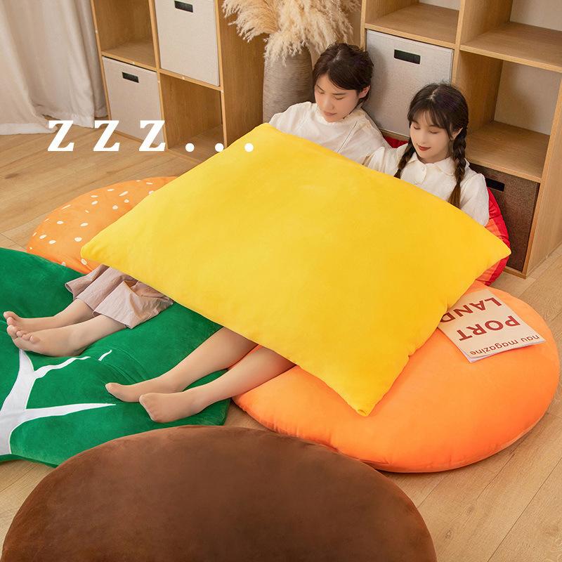 Creative Simulation Hamburger Pillow Plush Toy Big Mac Burger Toy Home Pillow Cushion Muppet Doll