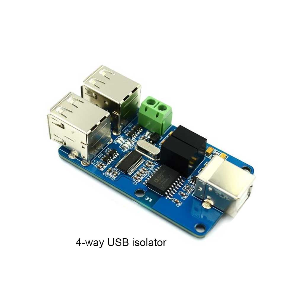 USB-Isolator Solides ABS Leichtes Isolationsmodul Korrosionsbeständigkeit Gekoppelte Schutzplatte Stromversorgung