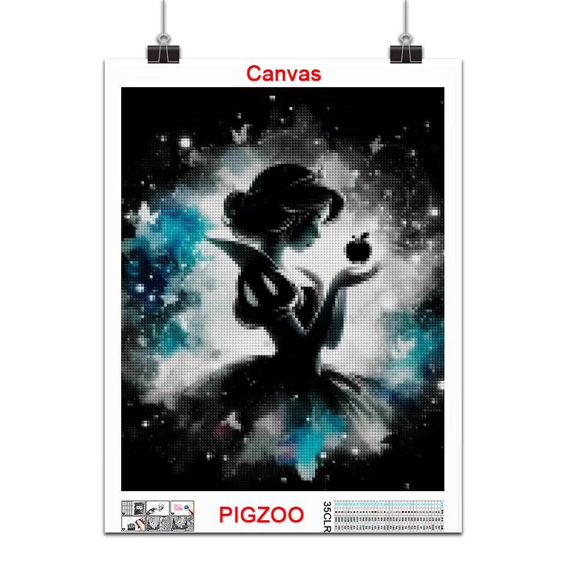 Prinzessin Diamantmalerei Kits Frozen Schneewittchen Heimdeko Vollrunde Diamantmosaik Stickerei Kreuzstich Geschenk