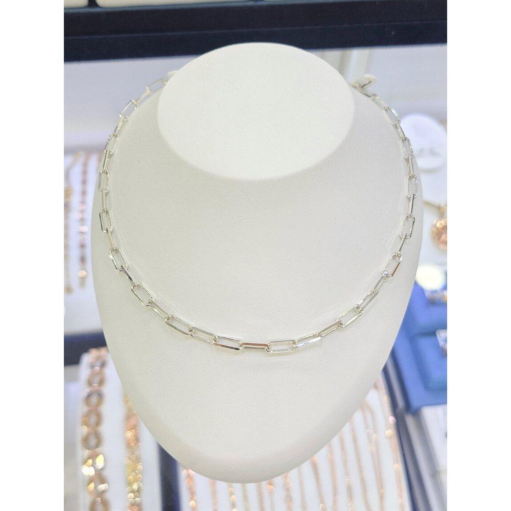 Sterling Silver/92.5 Silver Bold Clip Chain Necklace 12Smyn004-42