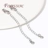 5CM 18K Gold Plated Extension Extended Tail Chains with Lobster Clasps Connectors Findings For Jewelry Making DIY Accessories