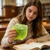 Funny Decompression Gifts Giant Cheese Squeeze Toy, Realistic Slow Rebound Stress Relief Cube for Kids Foam Adults, Soft Sensory Fidget Toy
