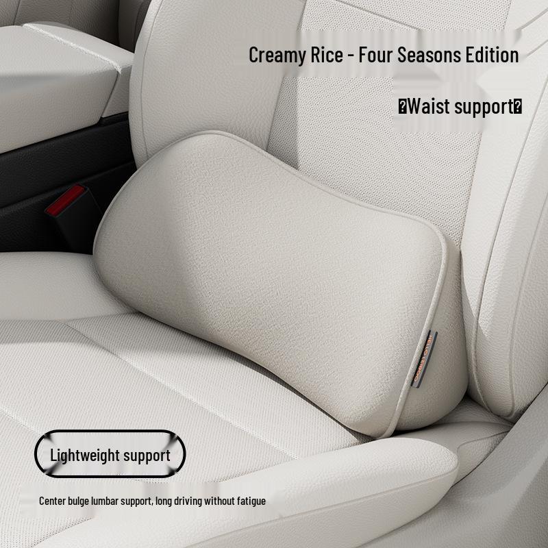 Thin Summer Car Lumbar Support Cushion – Driver Side Back & Waist Pad
