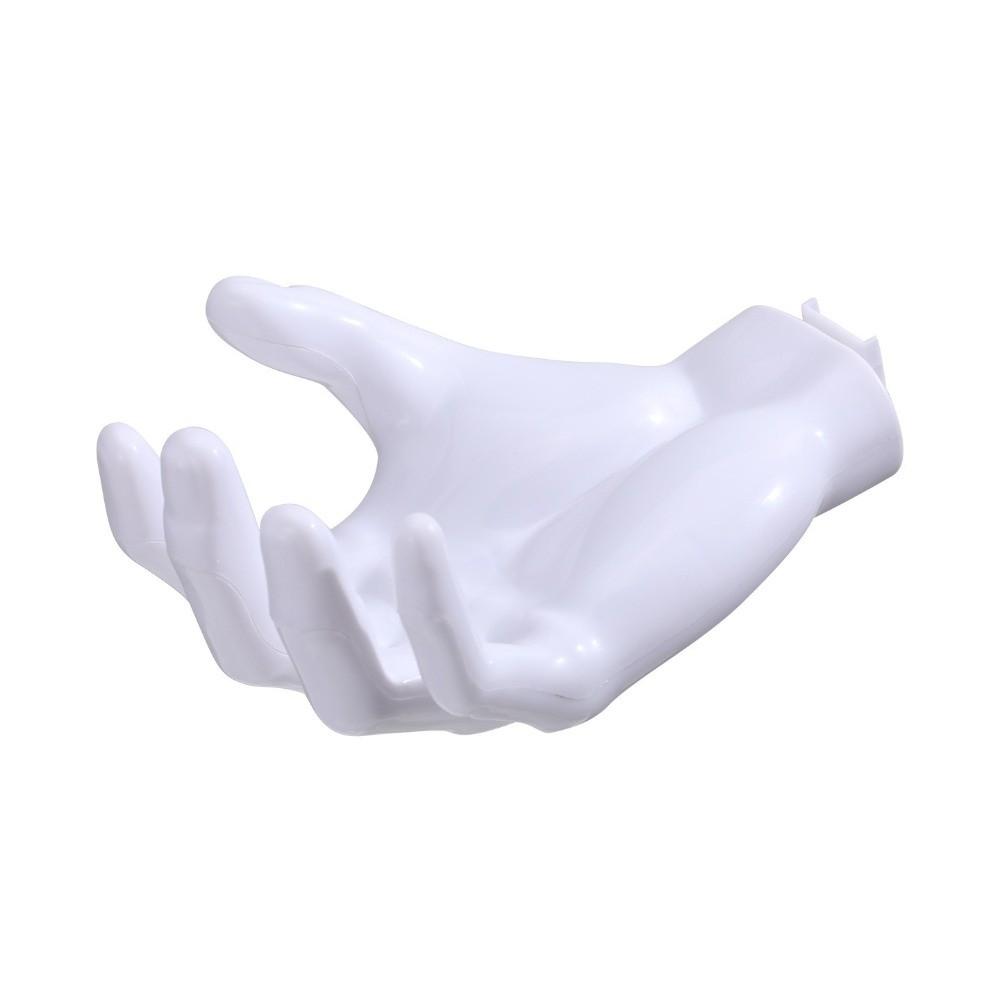 Useful Easy To Install Wall Mounted Storage Rack Seamless Creative Hand Shape Hook Sturdy Non-punching Hook Home