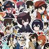 10/30/50pcs Cool Anime Bungo Stray Dogs Stickers Classic Japanese Manga Decals DIY Skateboard Phone Notebook Cartoon Sticker Toy