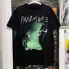 American Paramore Band Paramore Men's Summer Cotton Casual Sports Comfortable Short Sleeve T-Shirt Rock Europe and America