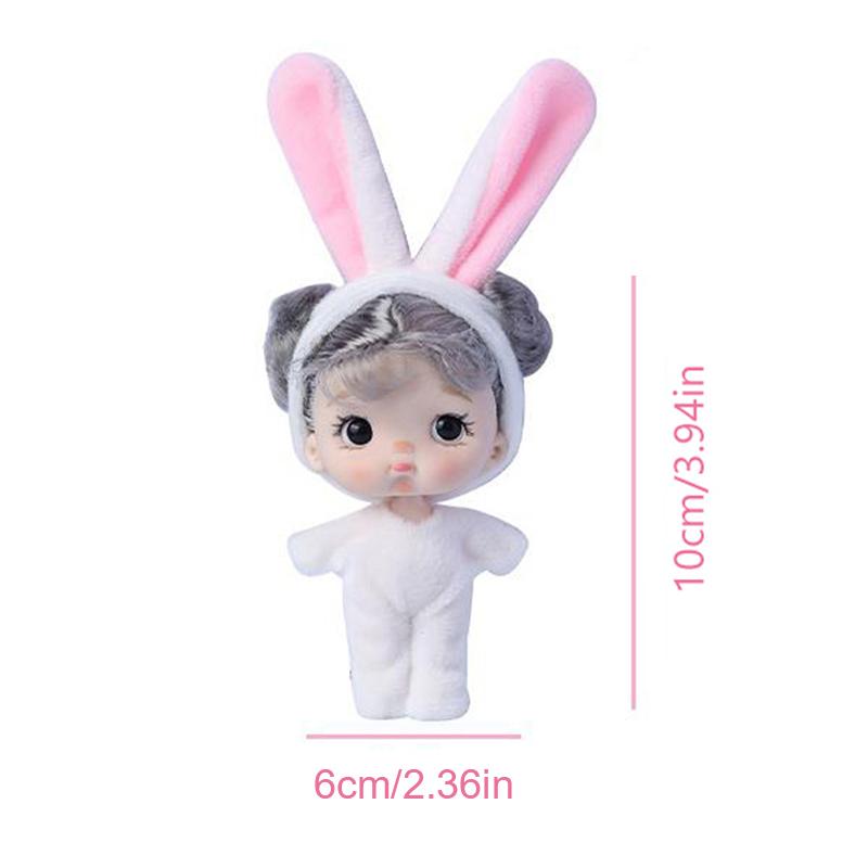 11 cm Kawaii lommedukke Ob11 dukker med klær 1/12 babyfigur actionleker