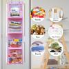 4/6-tier Hanging Storage Bag Foldable Organizer Over-the-door Holder For Hair Accessories Snacks Toys Clothes Storage Holder Bag