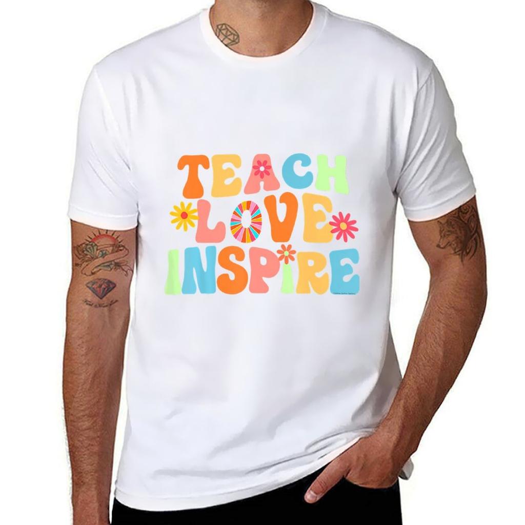 Teach Love Inspire Tshirt Dry Fit Running Short Sleeve Top