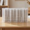 60 Pieces Coin Holder Capsule with Storage Case Compartmentalized Collectible