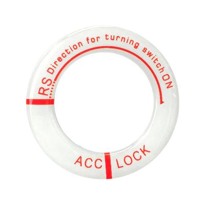 Ignition Key Ring Ignition Switch Cover Sticker Luminous Ignition Key Ring Luminous Key Ring