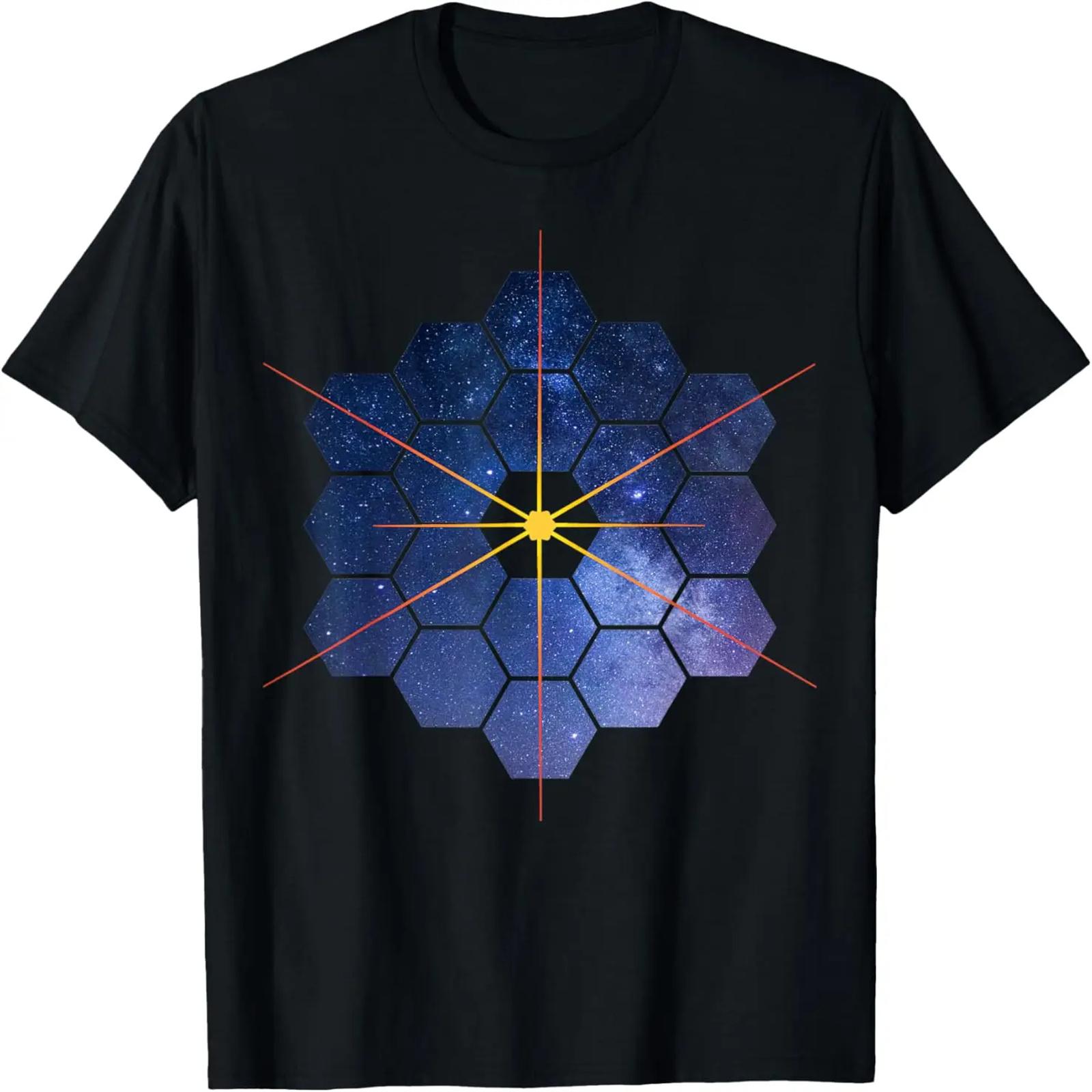 

James Webb Space Telescope JWST Graphic T-Shirt XXXXXL чорний