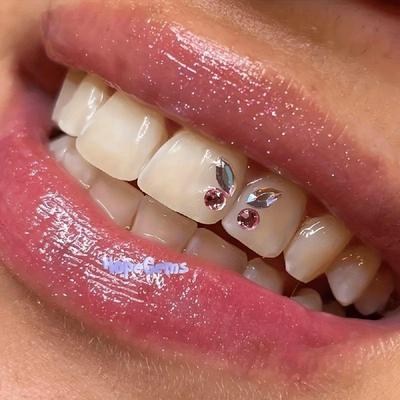 Set de Gems Dentaires à Rivet Plat Cristal DIY