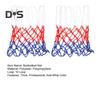 2 Pcs Basketball Net Replacement Thick Professional Basketball Net Heavy Duty Anti Whip Color Net Fits Standard Indoor or Outdoor Rims