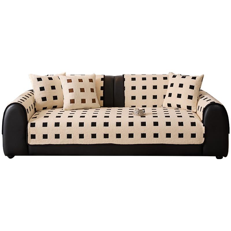 Winter Plush Sofa Cushion Non-Slip Sofa Seat Cushion Advanced Sense New Sofa Cover Sofa Cover Cover Cloth Towel