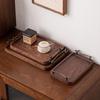 Chinese Style Black Walnut Wood Serving Tray