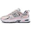 NB 530 Slip Resistant Slip Resistant Low Top Running Shoes Unisex Silver Pink MR530SG(Team1962-)