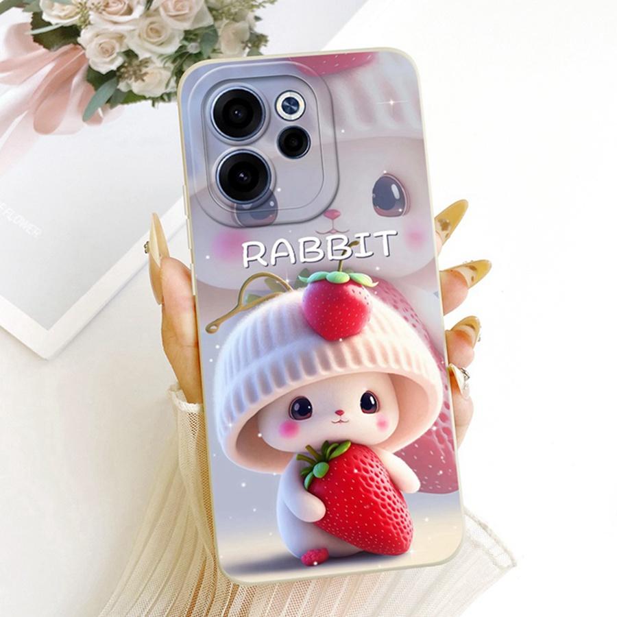 Casing For OPPO Reno 15F reno15 F 5G CPH2801 Aesthetic Luxury Cute Rabbit Silicone Phone Case OPPO Reno15 5G Soft Cover