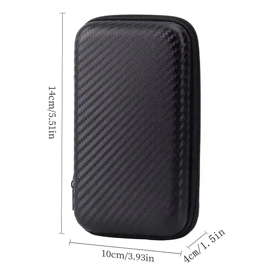 U Disk Datový Kabel Zipová Taška Ochrana Nabíječky Mobilního Telefonu Taška na Mobilní Pevný Disk Úložná Skládací Mini Úložná Kapsa Pouzdro