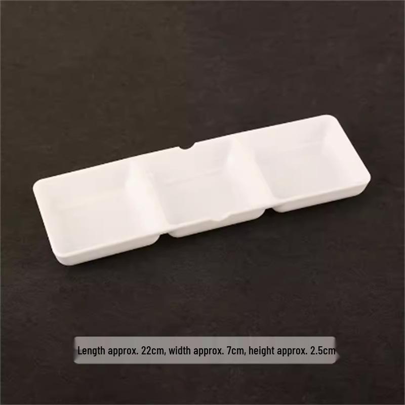 10-Hole Round Plastic Art Painting Palette for Beginners - White, Thickened, Child-Friendly Ink Dish