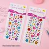 Educational Shiny Princess Gem Stickers for Girls - Crystal Diamonds Cartoon Dress-up Rewards