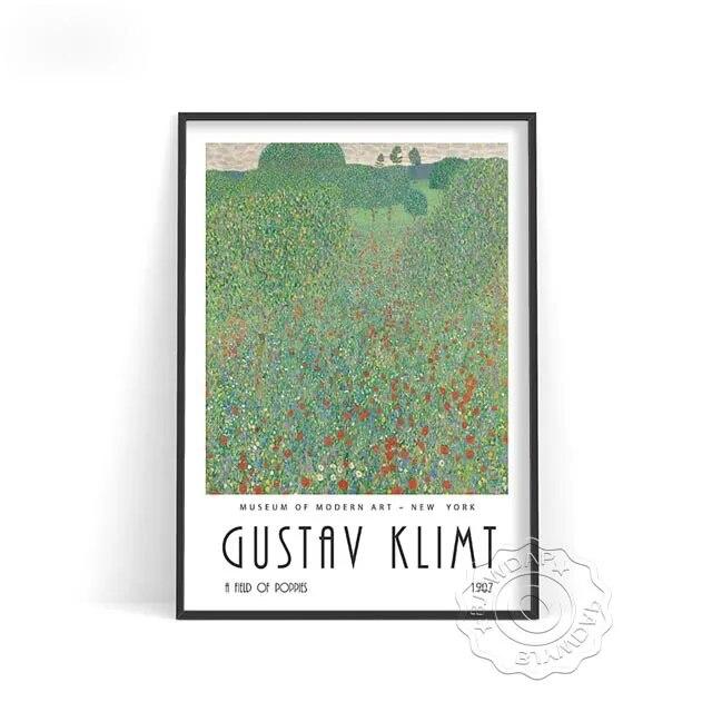 Gustav Klimt Print, Art Decor, The Kiss Gustava Klimta, Nowoczesna sztuka, Pomysł na prezent, Plakat ścienny, Plakat muzealny wystawy, Bez ramki