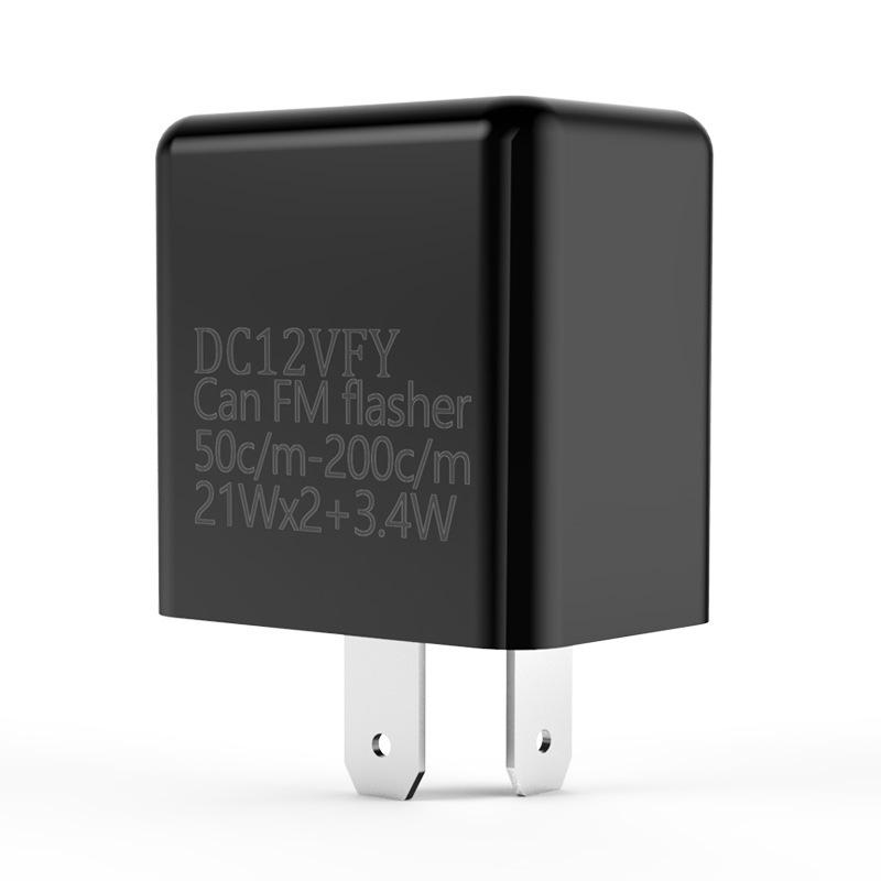 12V 2 Pin LED Flasher Frequency Relay Turn Signal Indicator Motorcycle Motorbike Fix Motorcycle Flasher Multiple Protection Safe