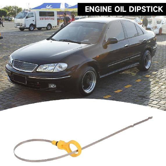 Масляный щуп двигателя - Щуп уровня масла - Совместим с Nissan Sentra 2000-2006 - Заменяет деталь 111404Z001