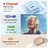 Hearing Aid with Charger Amplifier Invisible In-the-ear Rechargeable Sound Amplifier for the Elderly