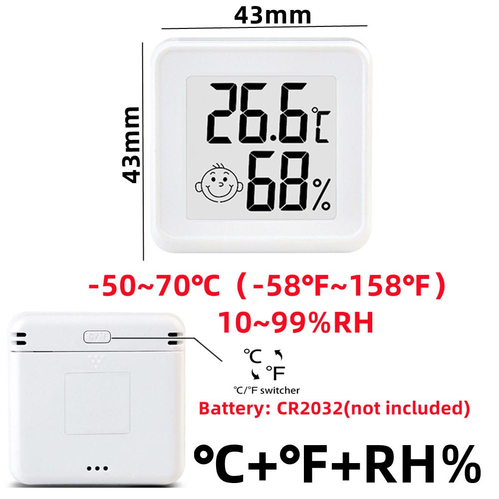 Mini LCD Digitales Thermometer Hygrometer Innenraumtemperatur Feuchtigkeitsmesser Sensor Messgerät Wetterstation