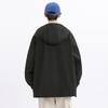 Spring and Autumn New Men's Korean Style Solid Color Light Plate Hooded Jacket Jacket Trendy Couple Jacket