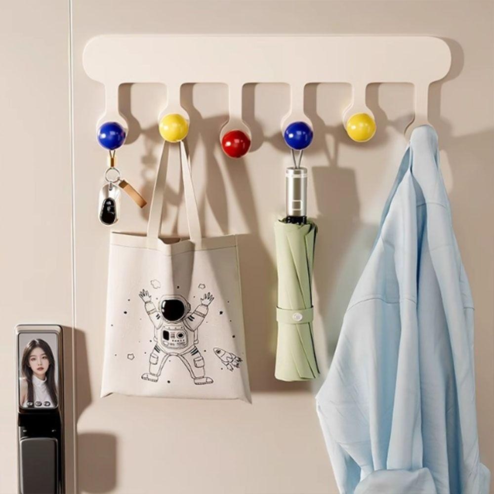 Non Punching Dopamine Magnetic Hook Wall Mounted Clothes Hanger  Refrigerator