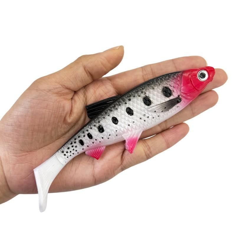 Soft Plastic Jerkbaits With Lead Weighted Tail Deep To Surface Casting Fishing Lures
