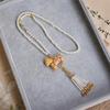 Chinese Style Embroidered Butterfly Wreath Necklace Super Fairy Tassel Pendant Horse Face Skirt Accessories