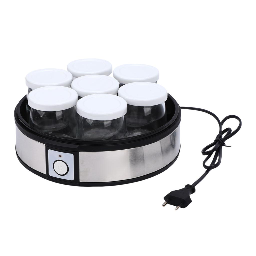 Elektryczny jogurtownik 20W ze stali nierdzewnej, wielofunkcyjny, przenośny, domowy automat do jogurtu na dżemy, budynie