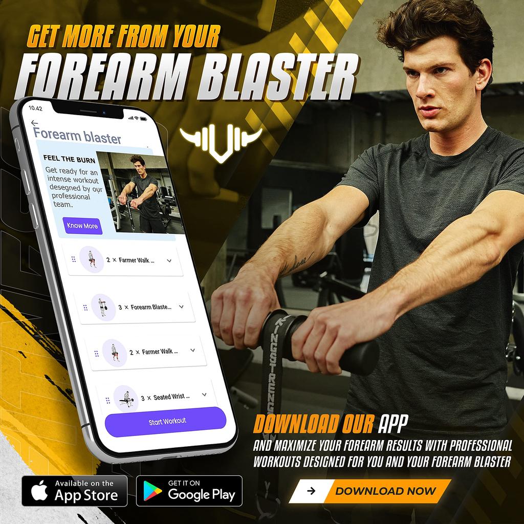 Vikingstrength Forearm Forearm Strengthening Training Wrist Strength Training App Blaster, Equipment, Roller, Training, V-Strength
