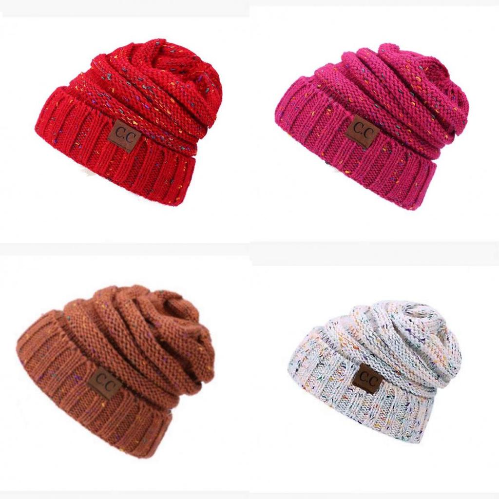 Trendy Women's Wool Knit Hat For Spring Autumn Winter In Various Mixed Colors