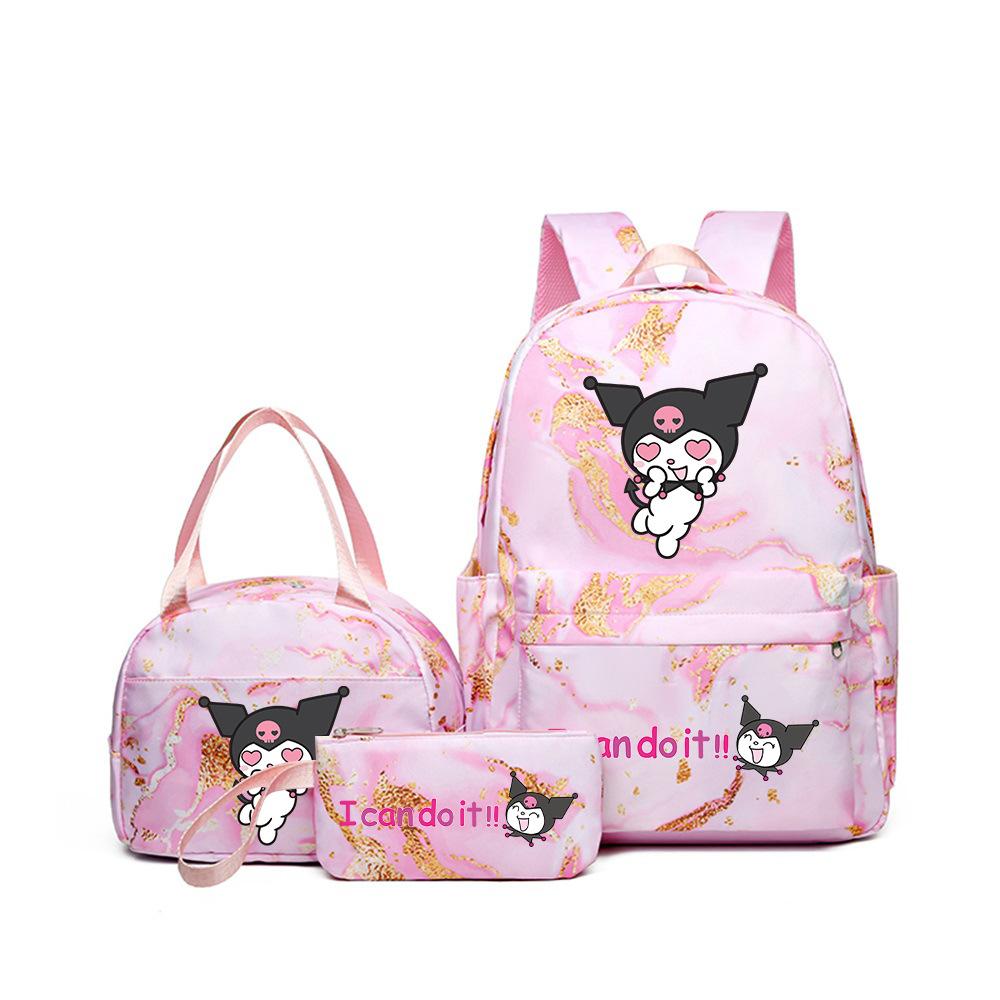 Student Schoolbag Cartoon Cute Large Capacity Backpack Lightweight Waterproof Middle School Student Backpack