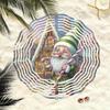 10 Inch Hanging Wind Spinner with 360 Degree Hook for Balcony Garden Decor Spring Summer Outdoor Decoration